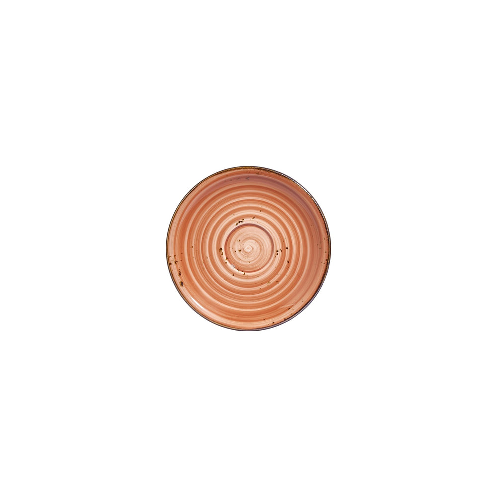 Laterite dia.6.25" Round Orange Vitrified Saucer