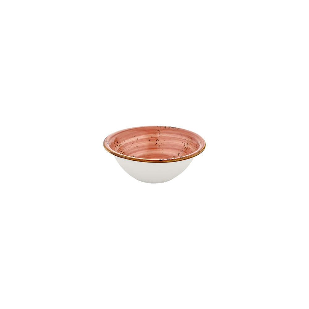 Laterite dia.6.25" h:0" 17 oz. Round Terracotta Vitrified Bowl