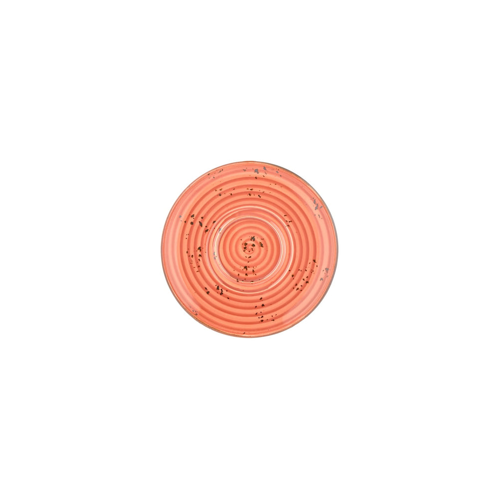 Laterite dia.7.5" Round Orange Vitrified Saucer