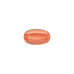 Laterite 7.5" x 4.25" x h:0" Oval Orange Vitrified Platter