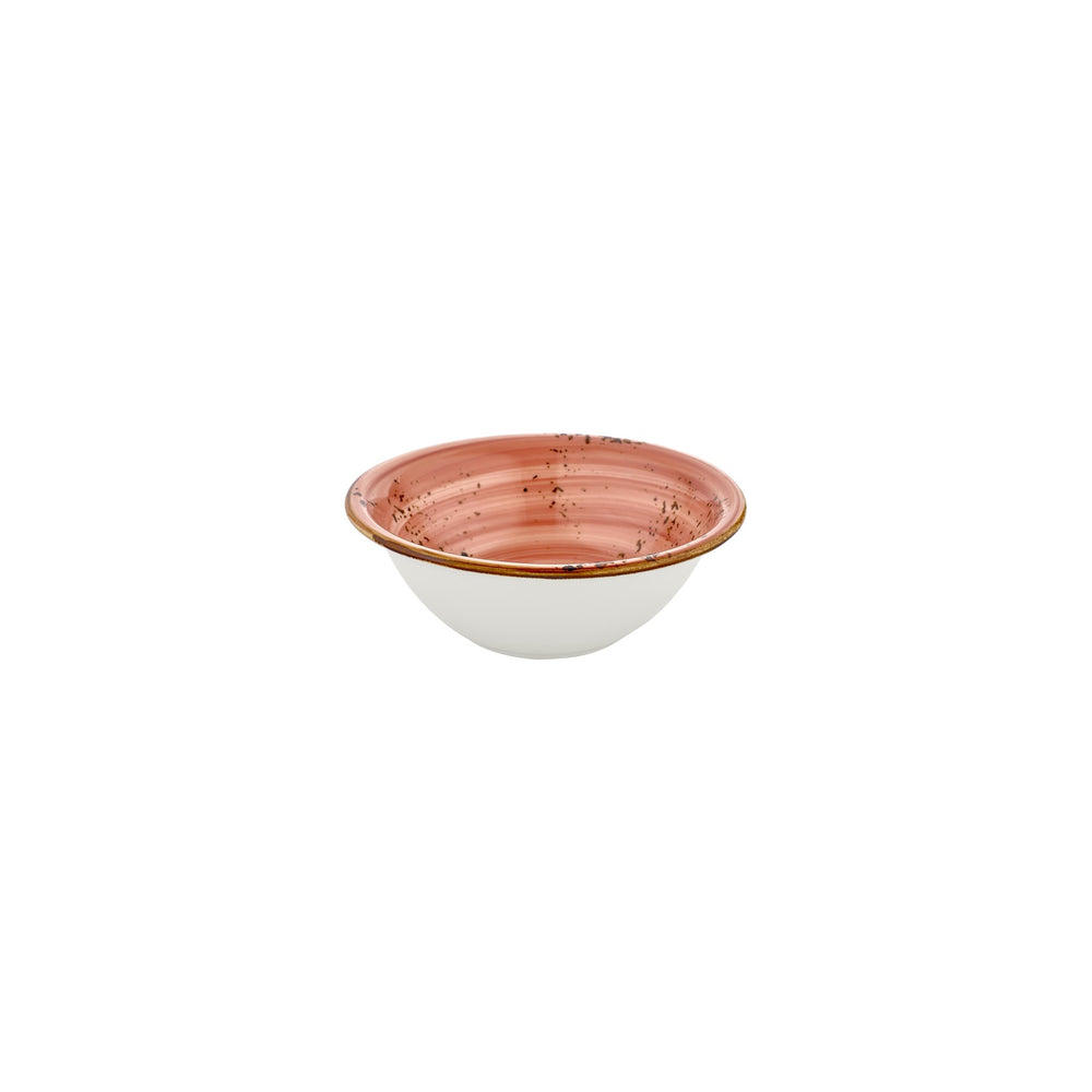 Laterite dia.7.75" h:0" 30 oz. Round Orange Vitrified Bowl