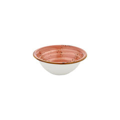 Laterite dia.9.5" h:0" 54 oz. Round Orange Vitrified Bowl