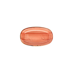 Laterite 9.5" x 5.75" x h:0" Oval Orange Vitrified Platter