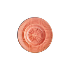 Laterite dia.10.75" h:0" 17 oz. Round Orange Vitrified Deep Plate