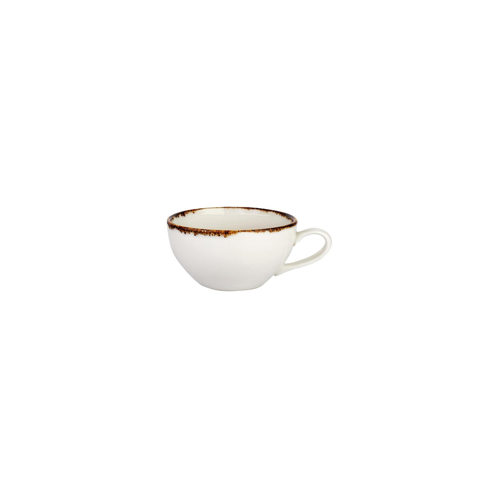 Antico 4.25" x 4.25" x h:0" 12 oz. Rectangular Brown Vitrified Cup