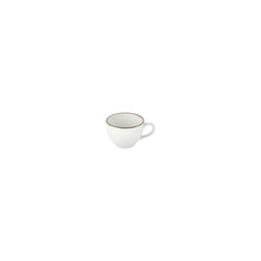 Ephyra dia.4" h:2.75" 7 oz. Round Warm White Vitrified Cup