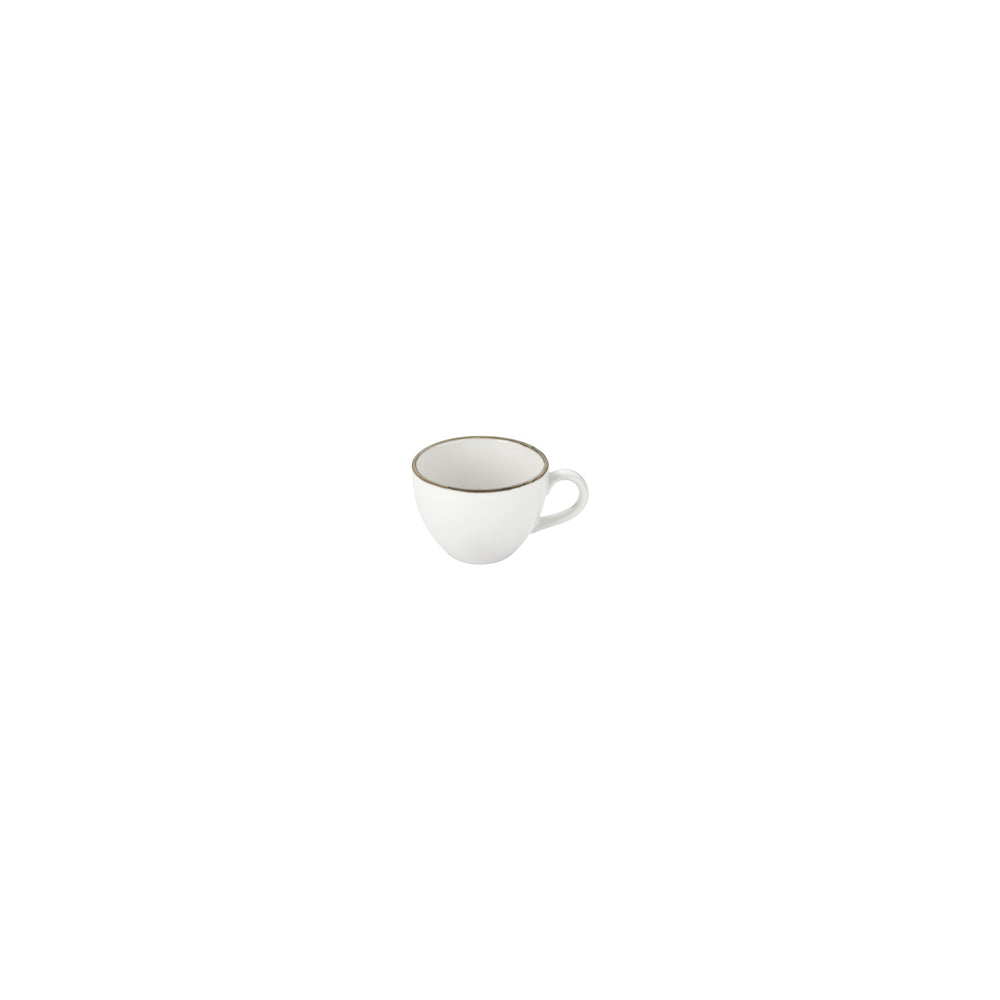 Ephyra dia.3.75" h:2.75" 9 oz. Round Warm White Vitrified Cup