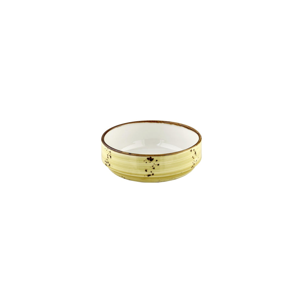 Sun dia.2.25" h:0" 1 oz. Round Yellow Vitrified Ramekin