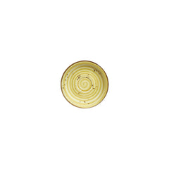 Sun dia.4.75" Round Yellow Vitrified Saucer