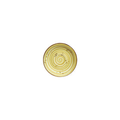 Sun dia.4.75" Round Yellow Vitrified Saucer