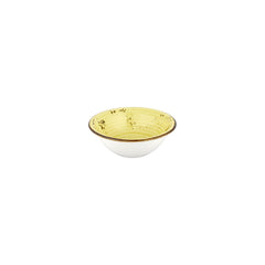 Sun dia.7" h:2.5" 22 oz. Round Yellow Vitrified Bowl