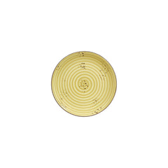 Sun dia.8.25" Round Yellow Vitrified Plate