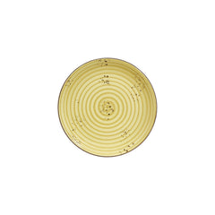 Sun dia.9.75" Round Yellow Vitrified Plate