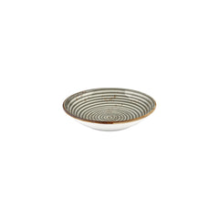 Supreme dia.9" h:0" 34 oz. Round Gray Vitrified Deep Plate
