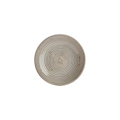 Supreme dia.9" h:0" 34 oz. Round Gray Vitrified Deep Plate