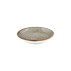 Supreme dia.11" h:0" 57 oz. Round Gray Vitrified Deep Plate