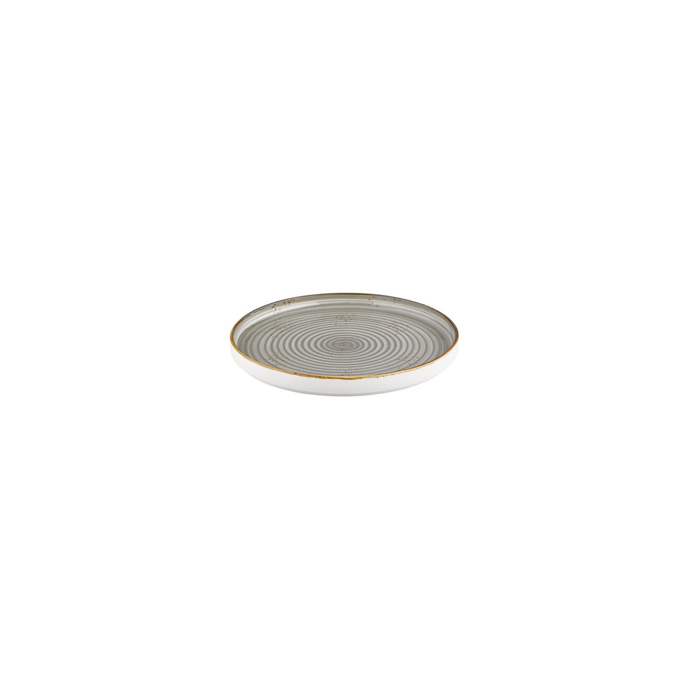 Supreme dia.6.25" Round Gray Vitrified Plate
