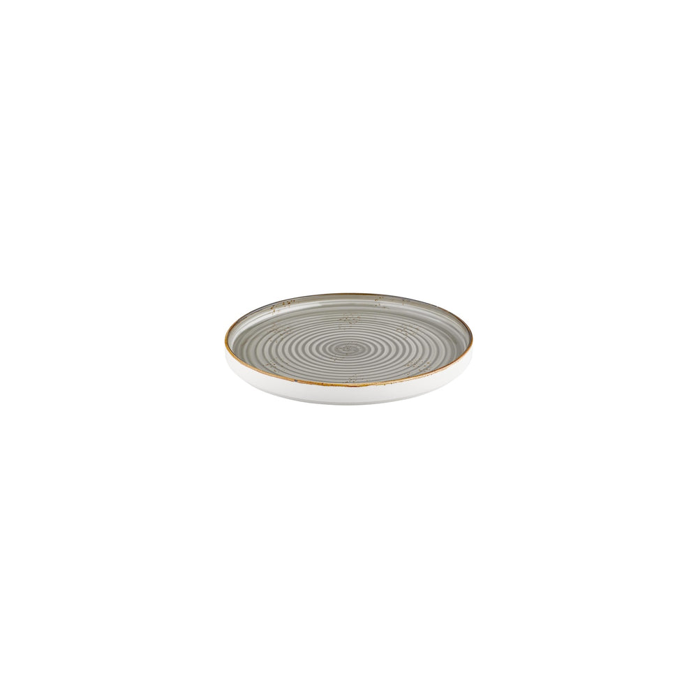Supreme dia.7.5" Round Gray Vitrified Plate