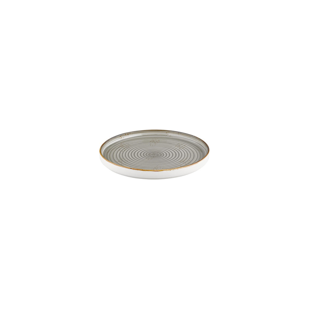 Supreme dia.7.5" Round Gray Vitrified Plate