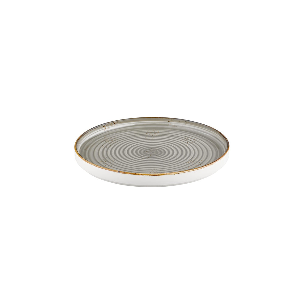 Supreme dia.10.75" Round Gray Vitrified Plate