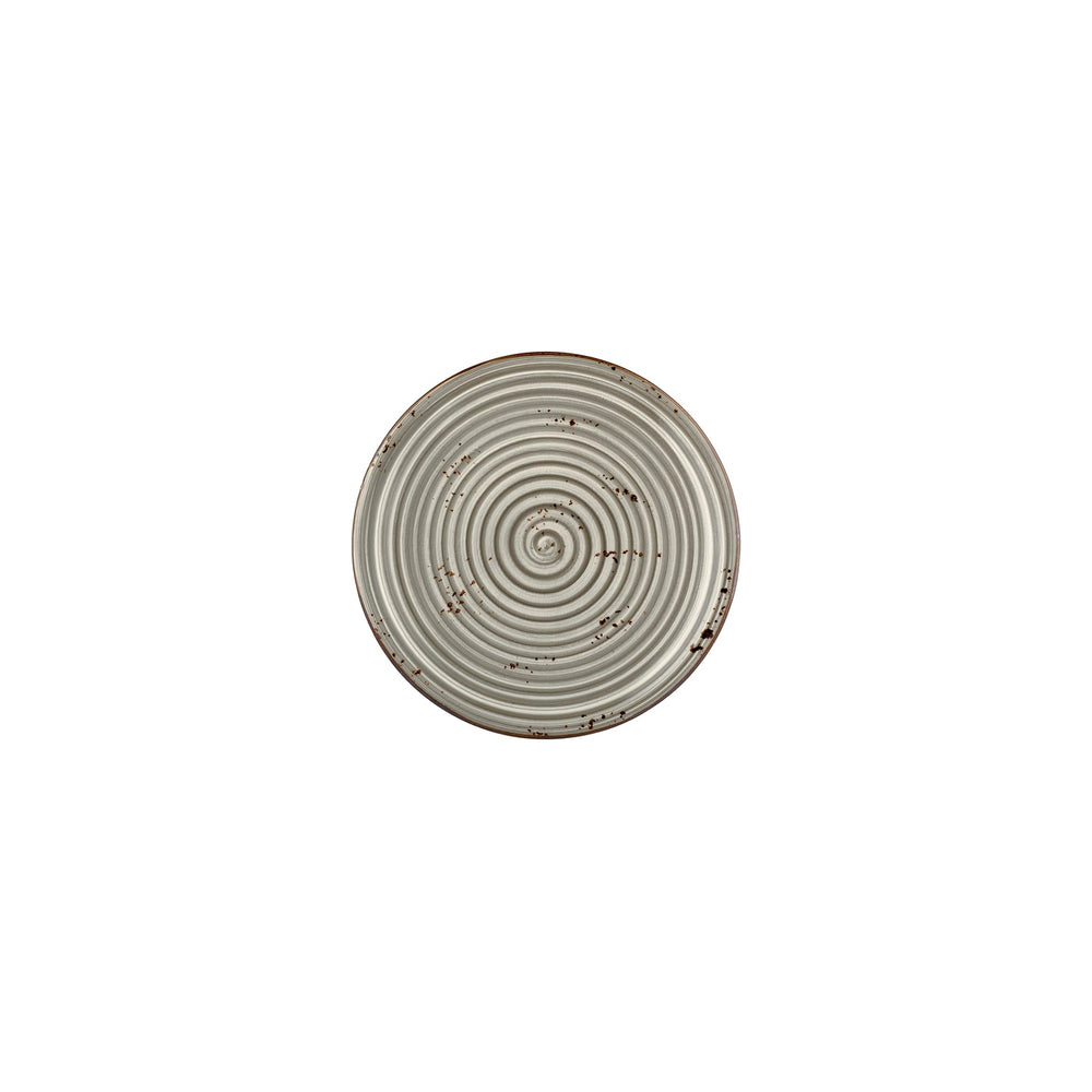 Supreme dia.7.5" Round Gray Vitrified Plate