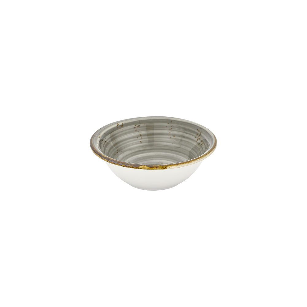 Supreme dia.8.75" h:0" 42 oz. Round Gray Vitrified Bowl