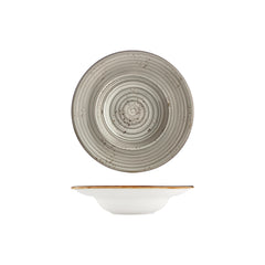 Supreme dia.9.75" h:0" 14 oz. Round Gray Vitrified Deep Plate