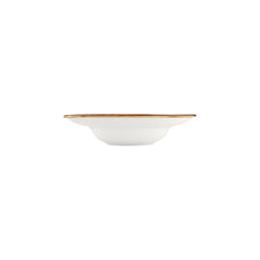 Supreme dia.10.75" h:0" 17 oz. Round Gray Vitrified Deep Plate