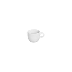 Helix White dia.2.25" h:0" 3 oz. Round Warm White Vitrified Espresso Cup