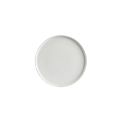 Helix White dia.9" Round Warm White Vitrified Plate