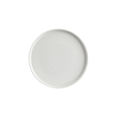 Helix White dia.10.75" Round Warm White Vitrified Plate