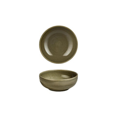Helix Bamboo dia.5.5" h:0" 16 oz. Round Green Vitrified Bowl