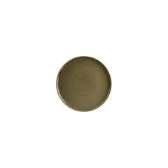 Helix Bamboo dia.6.25" Round Green Vitrified Plate