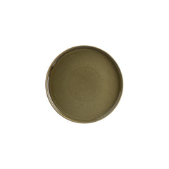 Helix Bamboo dia.9.75" Round Green Vitrified Plate