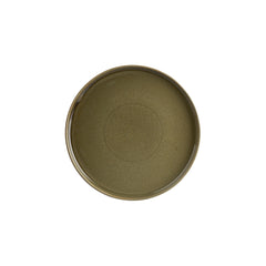 Helix Bamboo dia.10.75" Round Green Vitrified Plate