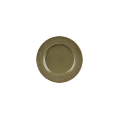 Helix Bamboo dia.8.25" Round Green Vitrified Plate