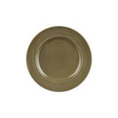 Helix Bamboo dia.11.75" Round Green Vitrified Plate