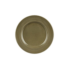 Helix Bamboo dia.11.75" Round Green Vitrified Plate