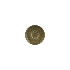 Helix Bamboo dia.5" Round Green Vitrified Saucer