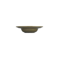 Helix Bamboo dia.9.75" h:0" 14 oz. Round Green Vitrified Deep Plate