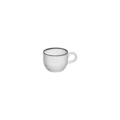 Helix Black dia.3.25" h:0" 7 oz. Round Black Vitrified Cup
