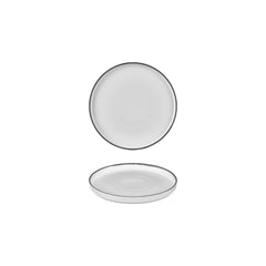 Helix Black dia.6.25" Round Black Vitrified Plate