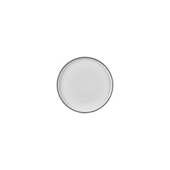 Helix Black dia.6.25" Round Black Vitrified Plate