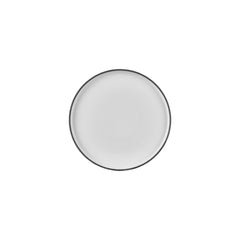 Helix Black dia.9" Round Black Vitrified Plate