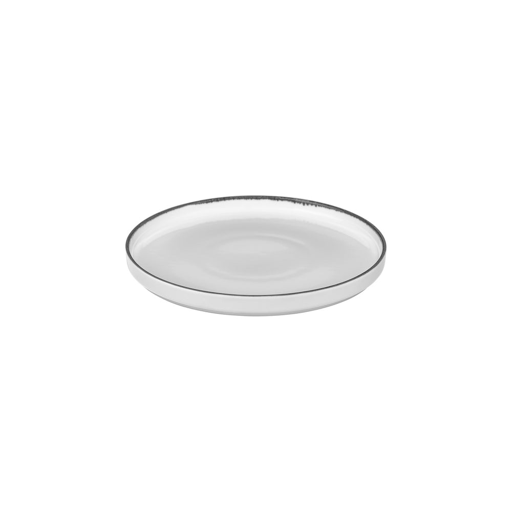 Helix Black dia.10.75" Round Black Vitrified Plate