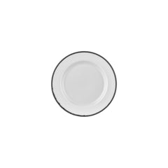 Helix Black dia.8.25" Round Black Vitrified Plate