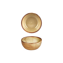 Helix Dune dia.2.75" h:0" 2 oz. Round Orange Vitrified Bowl