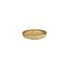 Helix Dune dia.7.5" h:0" 24 oz. Round Orange Vitrified Deep Plate