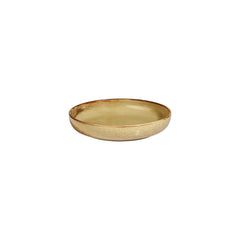Helix Dune dia.9" h:0" 42 oz. Round Orange Vitrified Deep Plate