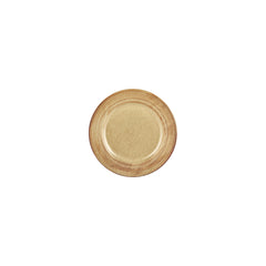 Helix Dune dia.7" Round Orange Vitrified Plate